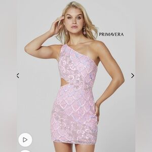 Primavera Couture Short Prom Dress